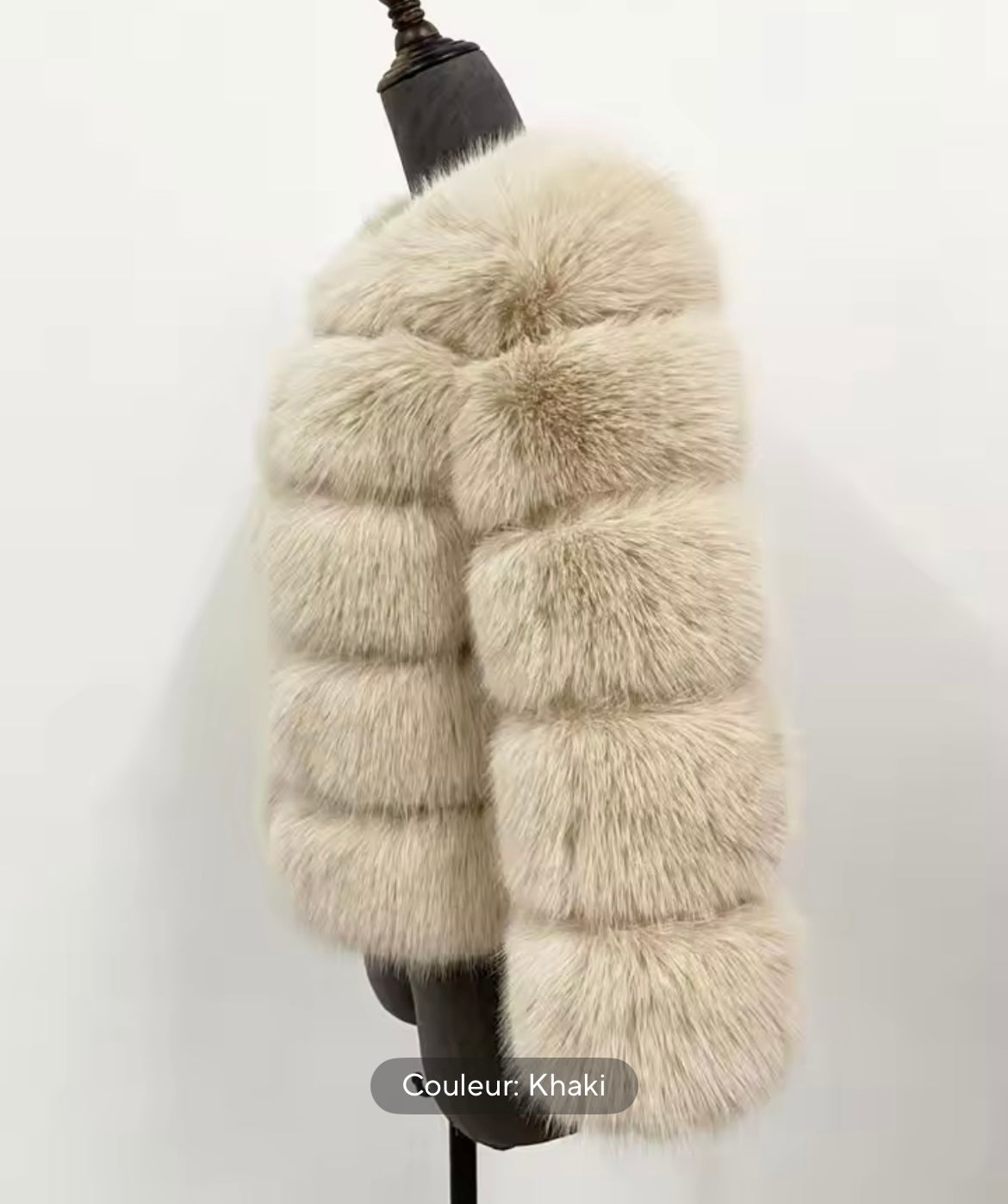 Fourrure kaki