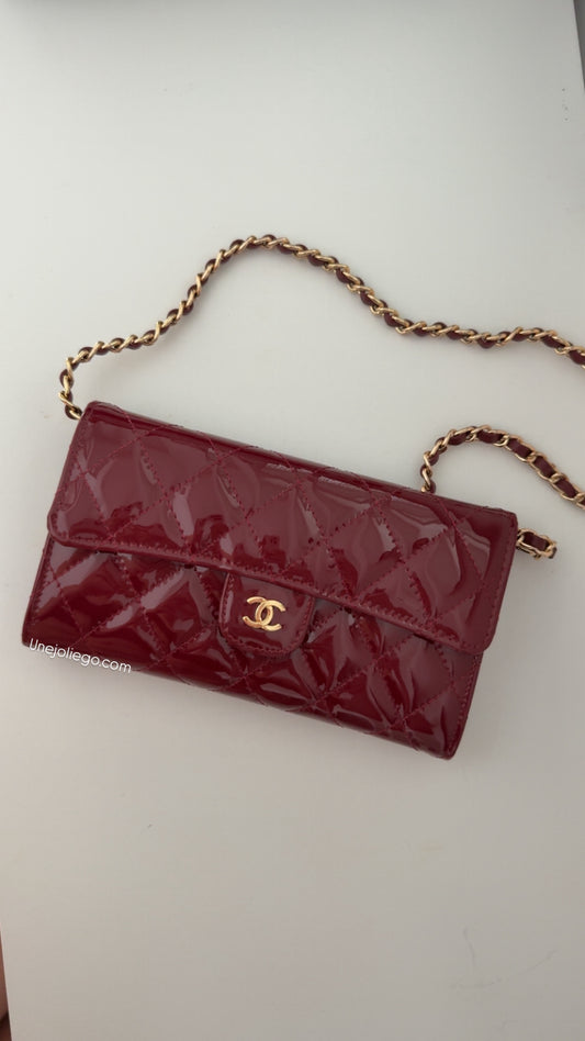 Sac cerise verni
